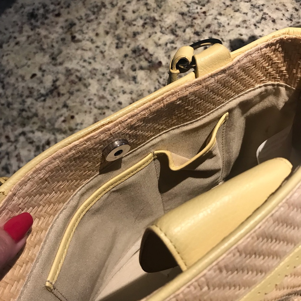 Talbots Straw Handbag - Picture 6 of 7